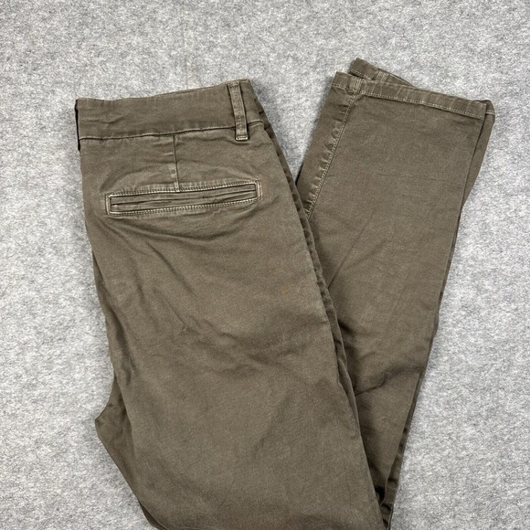 Vince Pants Womens 27 Green Surplus Olive Military Slim Fit Made In USA - Picture 1 of 12